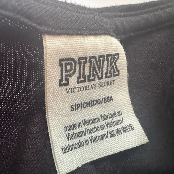 PINK Victoria's Secret Black Tank Top - Picture 5 of 5